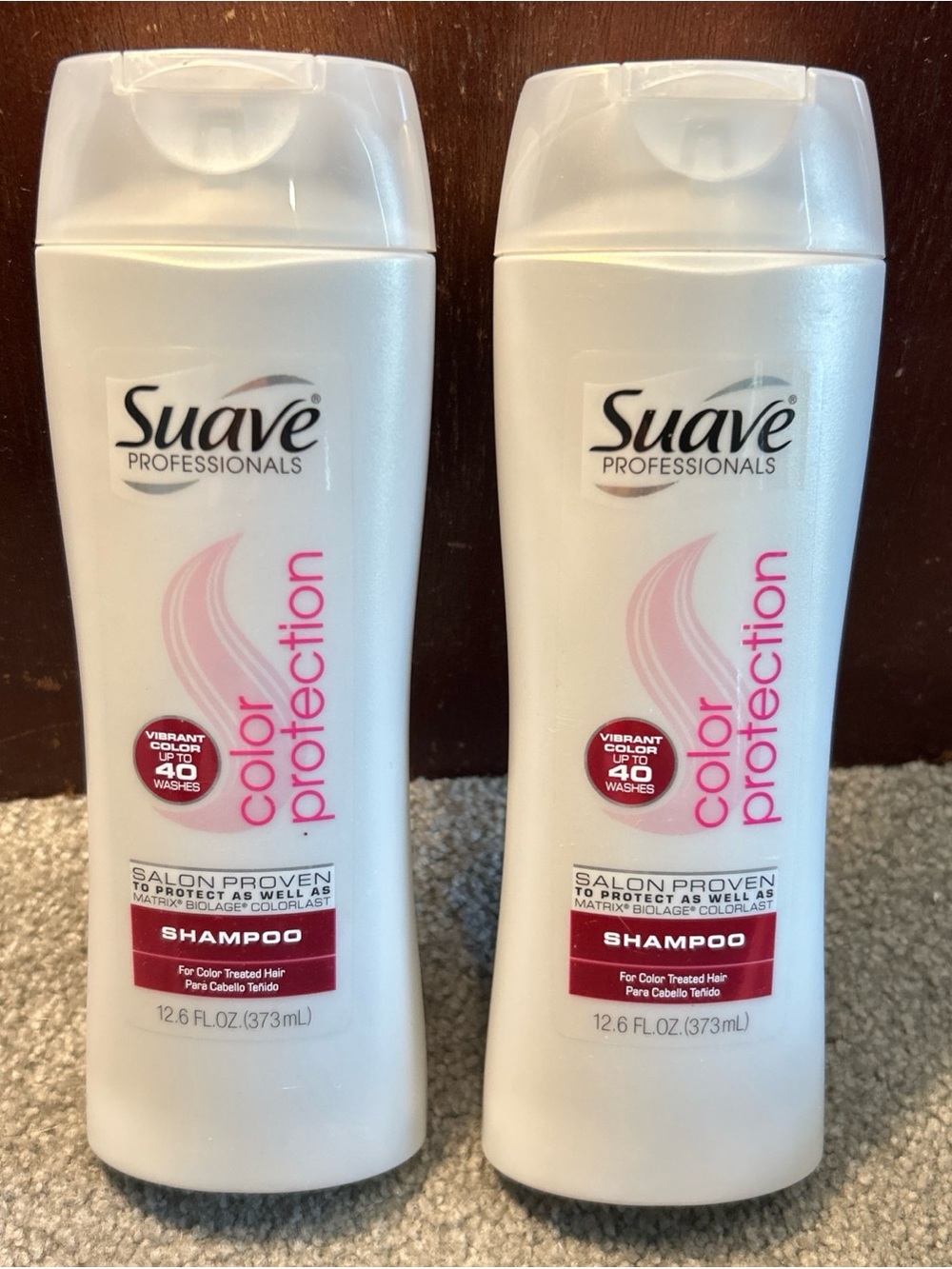 X2 Suave Professionals Sheer Color Radiance Color Protection Shampoo, 12.6oz